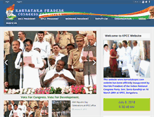 Tablet Screenshot of karnatakapcc.com